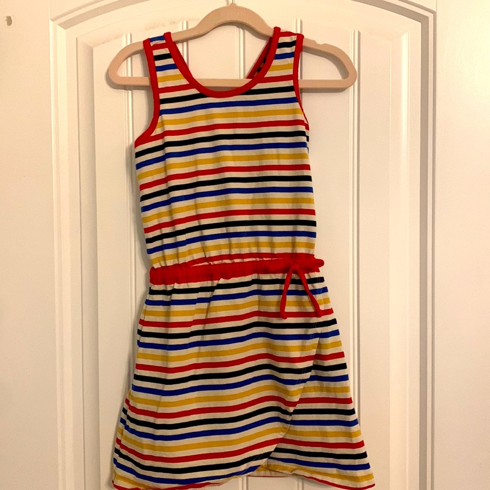 Hanna Andersson, size 120, multi color stripe dress
